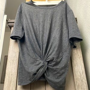 Lululemon Gray Tied Crop